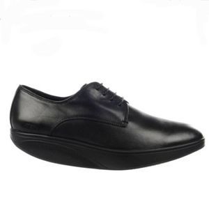 Men's Black Leather Dress Shoes